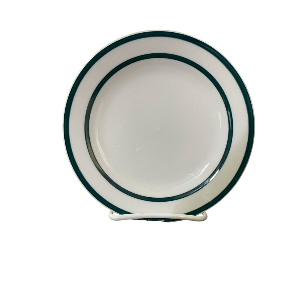 Totally Today Dessert Plate Used Cream Blue